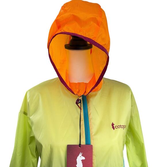 Cotopaxi Teca Windbreaker Half Zip Neon Lightweight Womens Size XS NEW NWT - Picture 2 of 7
